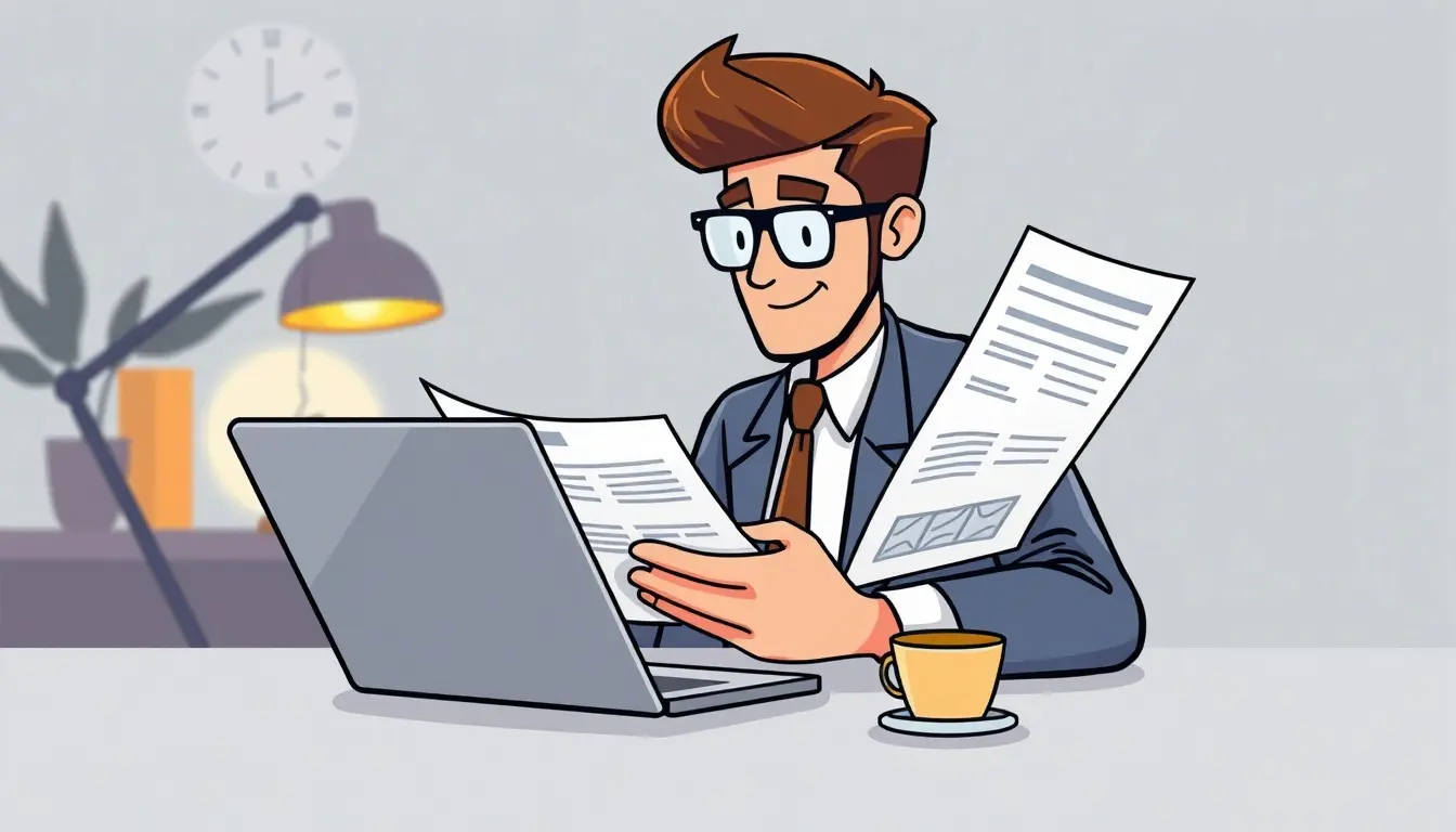 Persona analizando el cálculo TAE en una pantalla de ordenador profesional.